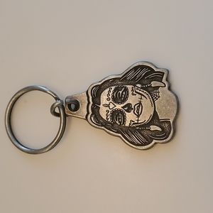 Dia de Los Muertos Queen Keychain